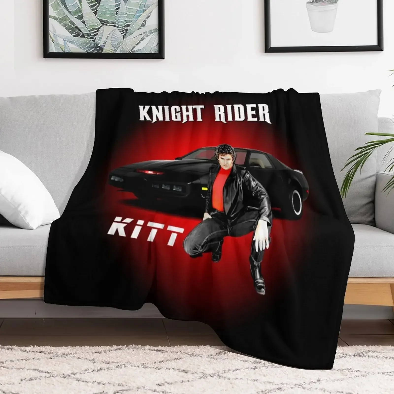 

K2000, knightrider Throw Blanket Sleeping Bag Decorative Sofas bed plaid Blankets