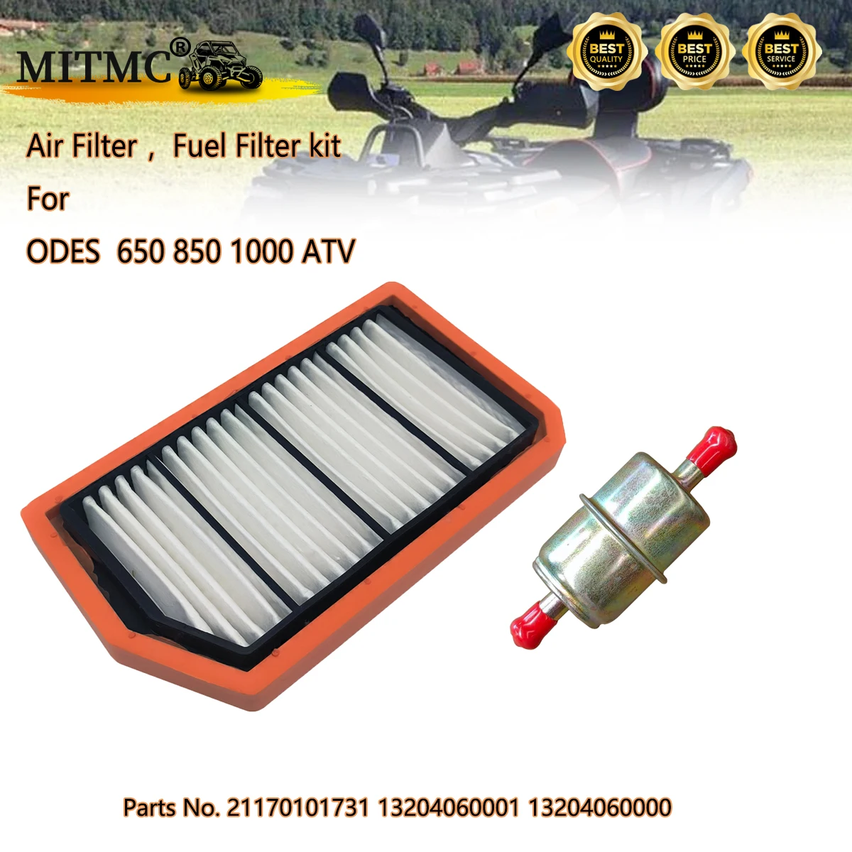 

Air Filter and Fuel Filter For ODES 650 800 1000 ATV 21170101731 13204060001 13204060000