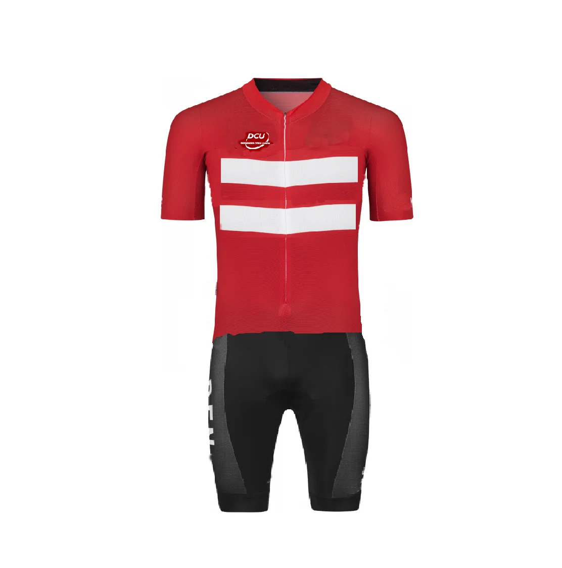 

LASER CUT Skinsuit DENMARK NATIONAL TEAM Bodysuit SHORT Cycling Jersey Bike Bicycle Clothing Maillot Ropa Ciclismo