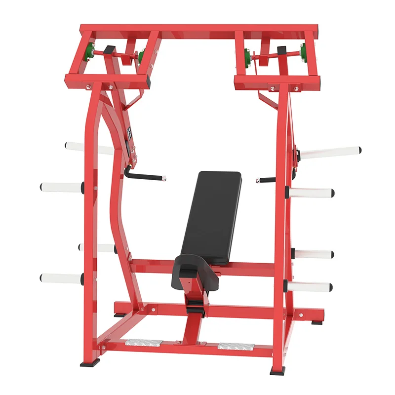 Lateral Chest Press Machine Plate-Loaded Deltoid Shoulder Press Gym Equipment Steel Leverage Shoulder Press Machine