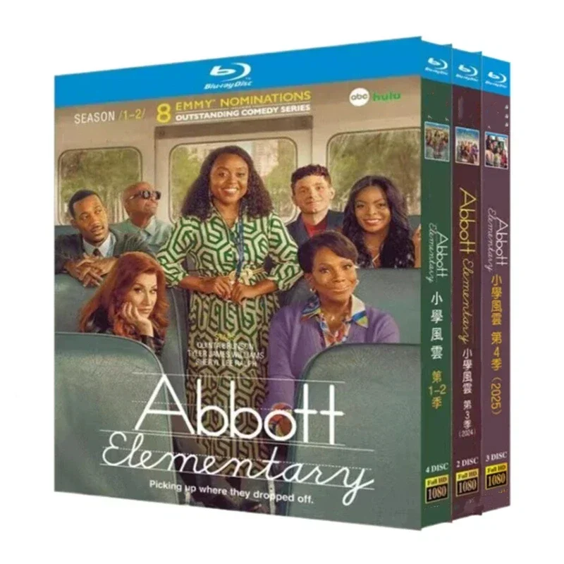 abbott-elementary-season-1-4-2024-9-disc-blu-ray-discs-new-box-set-high-definition-bd