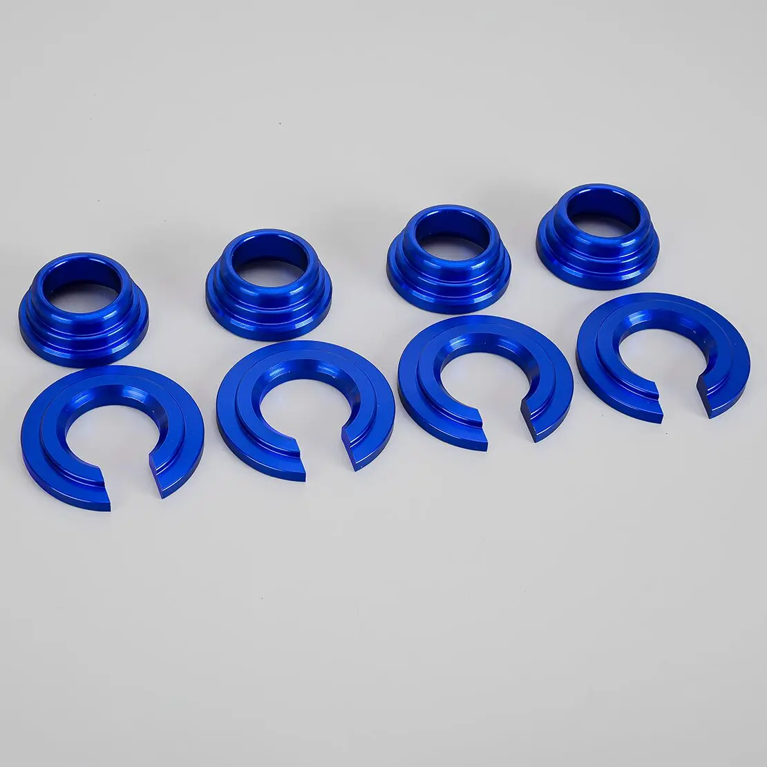 

100715-RD Car Rear Sub Frame Bushing Collars Set Kit Fit for Nissan 240SX 180SX Silvia 300ZX Maxima Blue T6061 Aluminum