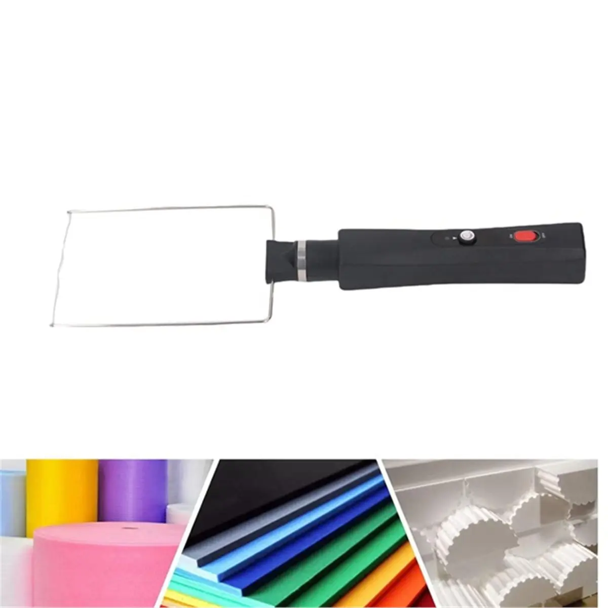 (ABGQ) Three in One Electric Foam Plastic Cutter - Hot Wire Foam Cutting Tool with Adjustable Temperature EU Plug
