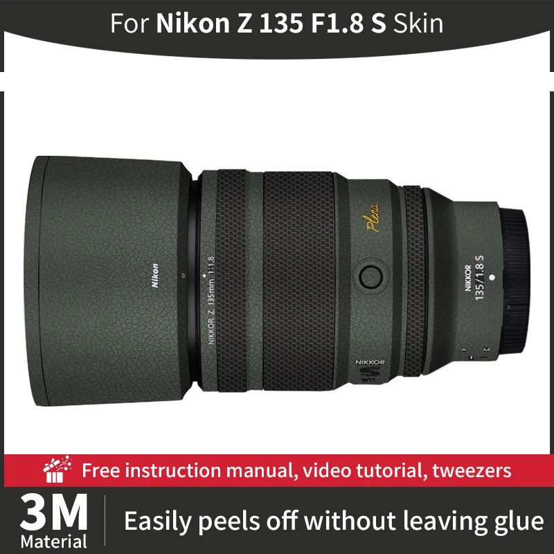 

Обложка для объектива камеры Nikon Z 135 мм F1.8 S Обложка для объектива камеры против царапин искусственная защитная пленка других цветов