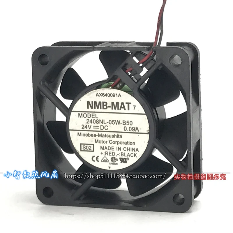 ORIGINAL 2408NL-05W-B50 24V 0.09A 6020 60*60*20mm NEW COOLING FAN RADIATOR