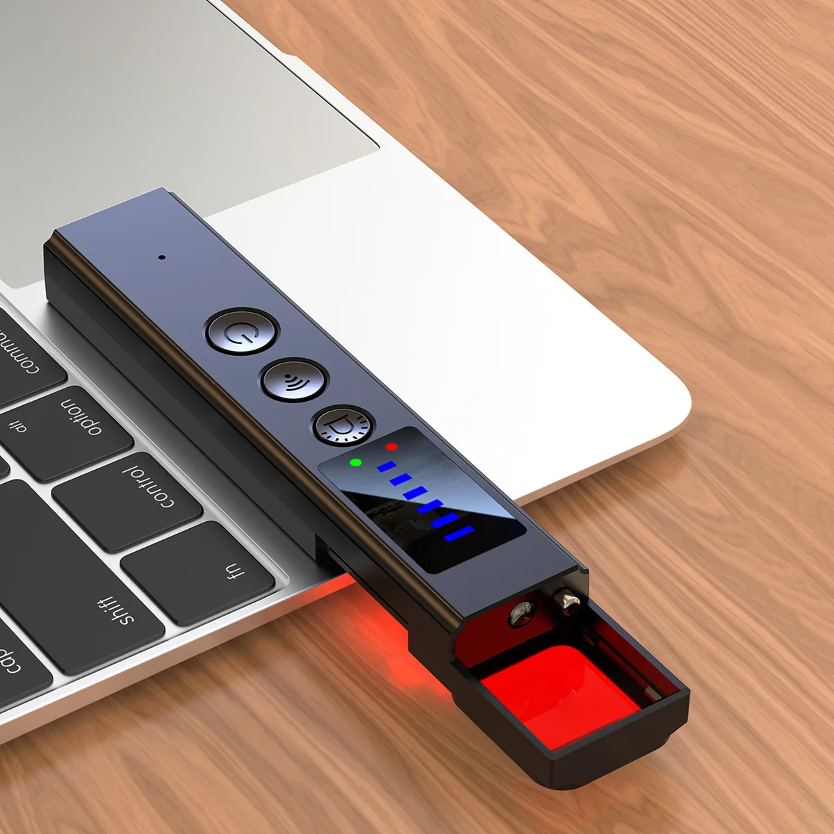 

6500MHz Signal Detector: Military-Grade Laser/Infrared/Magnetic Tri-Scan, Anti-Eavesdropping for Office/Travel Security