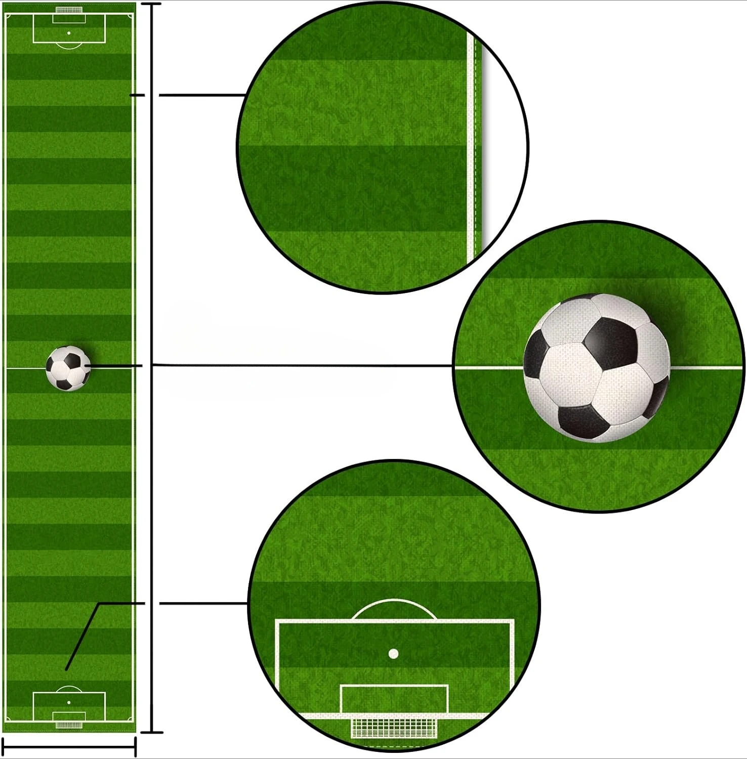 Soccer Table Runner - 1PC Boys - Board Game Cafe review and price