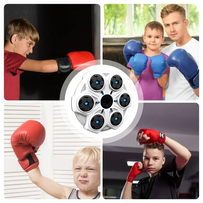 Music Punching Machine Boxing Training Machine Punch Box Interactive Boxing Music Workout Machine Wall Boxing Punching Pad