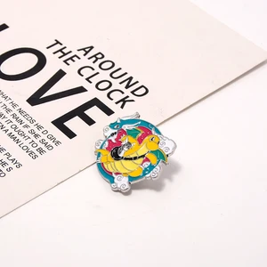 Anime -Anime -Pokémon -Zeichnungen Emaille -Stifte, Brosche Dragon Mythic Pet, Metal Badge Fashion, Rucksackzubehör 8 Hauptverkaufs -Rucksack -Chaos - №5