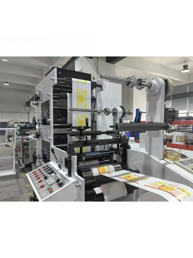 Flexo Plastic Film Bag Printing Machine New For Gift Box Paper Bag Printing Paper Printer Tube Printer view 2