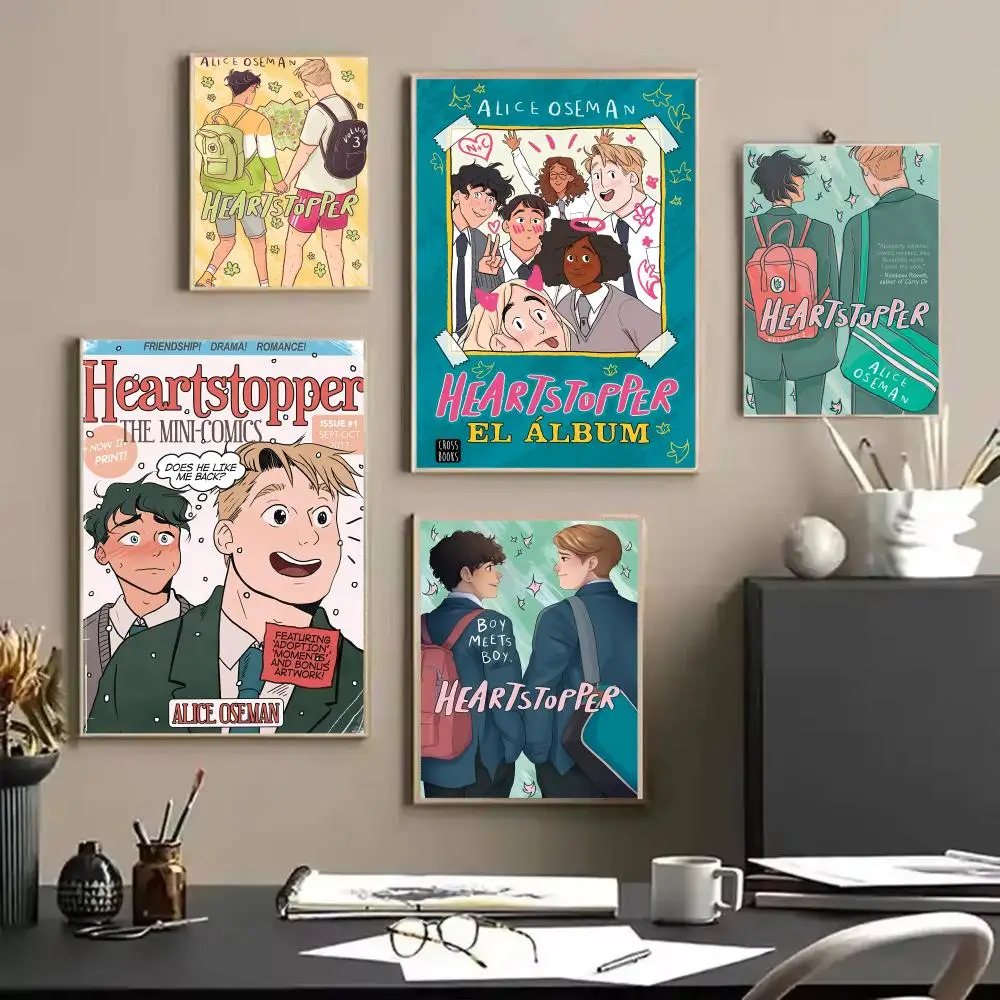 

Hot TV Drama H-HeartstopperS Painting Living Room Bedroom Canvas Wall Art Print Mural Home Decor Gift Unframed Decoration