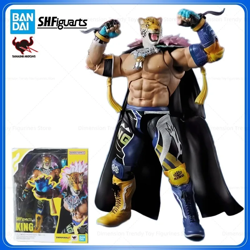

Bandai In Stock SHFiguarts Anime Tekken 8 King Action Figure Genuine Model Boxed Toy Gift DT