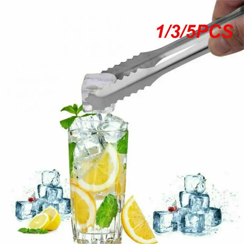 1/3/5PCS Ice bucket clip ice clip bar ice cubes claman candy chuck mini food clip stainless steel ice holder