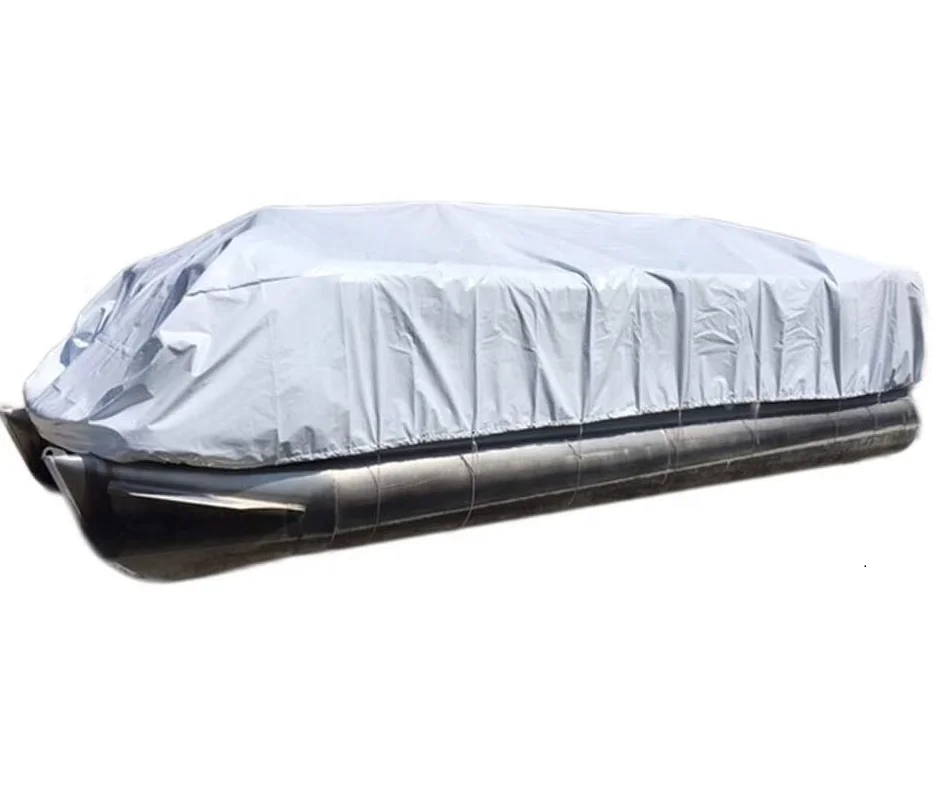 

Heavy Duty Waterproof UV Proof Polyester Oxford 300D PVC Pontoon Boat Cover
