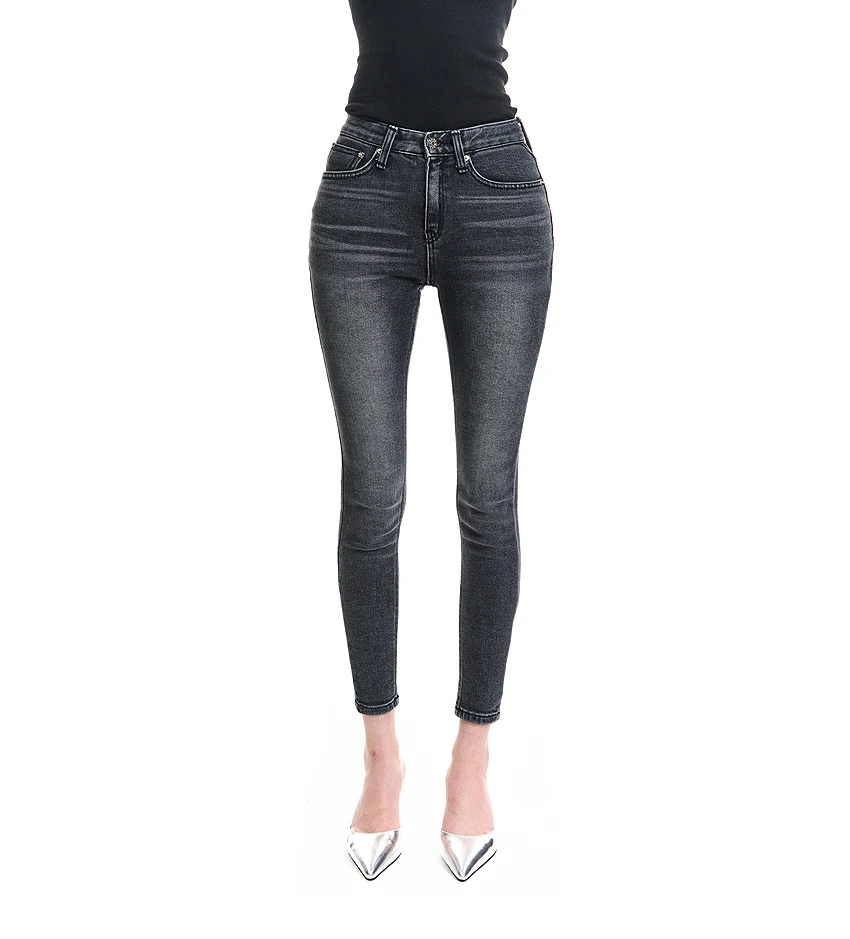 

Женские сексуальные узкие джинсы до щиколотки с боковой подкладкой, улучшающие бедра, женские уличные джинсы с высокой талией, тонкие джинсы-карандаш