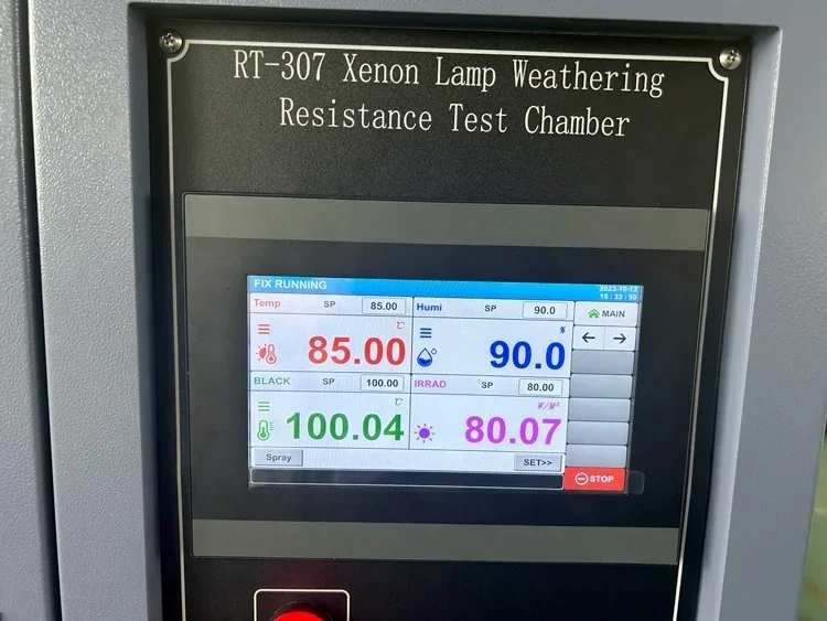 ISO 4892 Full Spectrum Xenon Arc Accelerated Weathering Test Chamber 280~ 800 nm