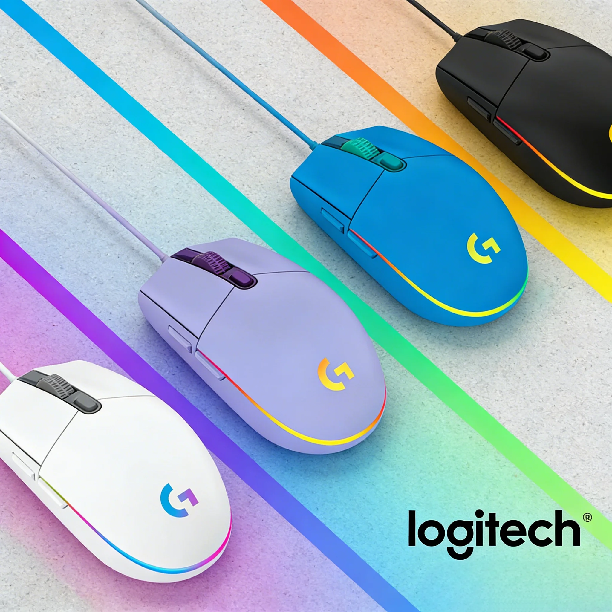 

Игровая мышь Logitech G203, проводная, ускорение 25G, скорость 200 IPS, 8000 DPI, эргономичная рукоятка для всех стилей игры, устойчивая к поту