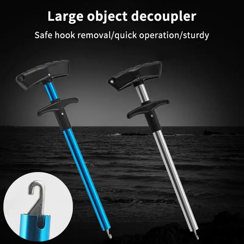 Hot Sale 1PC Fishing Hook Remover Tool Fishing Lure Remover Aluminum Tube Hook Detacher Portable Fish Hook Out Extractor