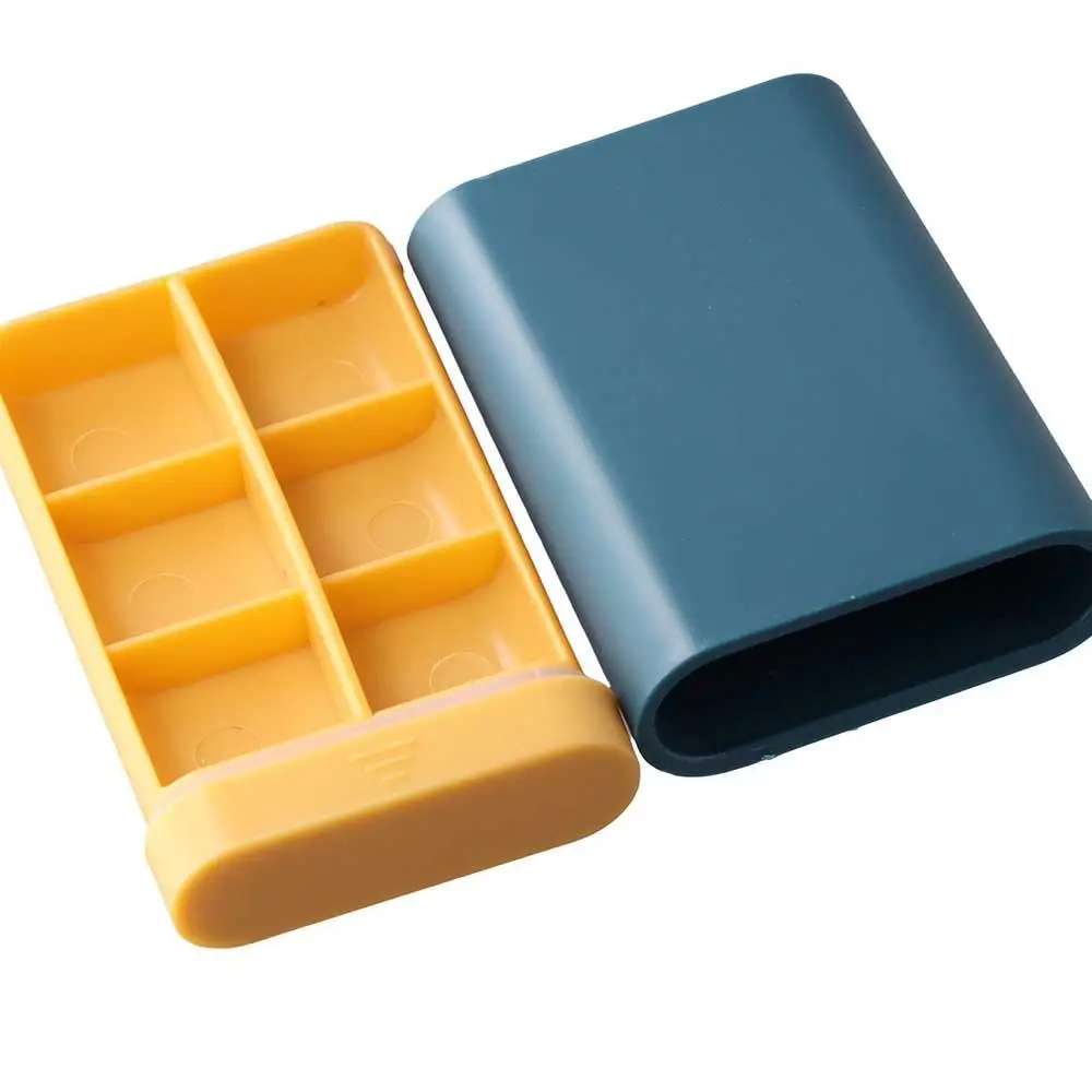 Plastic High Quality Organizer Case Sealed Dust-Proof Travel Tablet Pill  Kit Pill Case Dispenser Pill Box Pill Splitter Holder