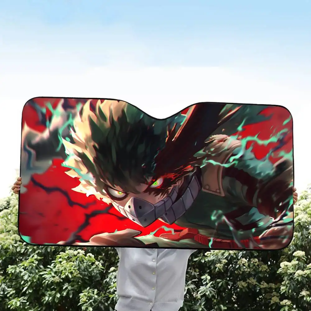 1 قطعة أنيمي الكلاسيكية بطلي A-الأكاديمية مظلة السيارات درع الزجاج الأمامي نافذة الشمس مانع غطاء لشاحنة SUV قناع العالمي