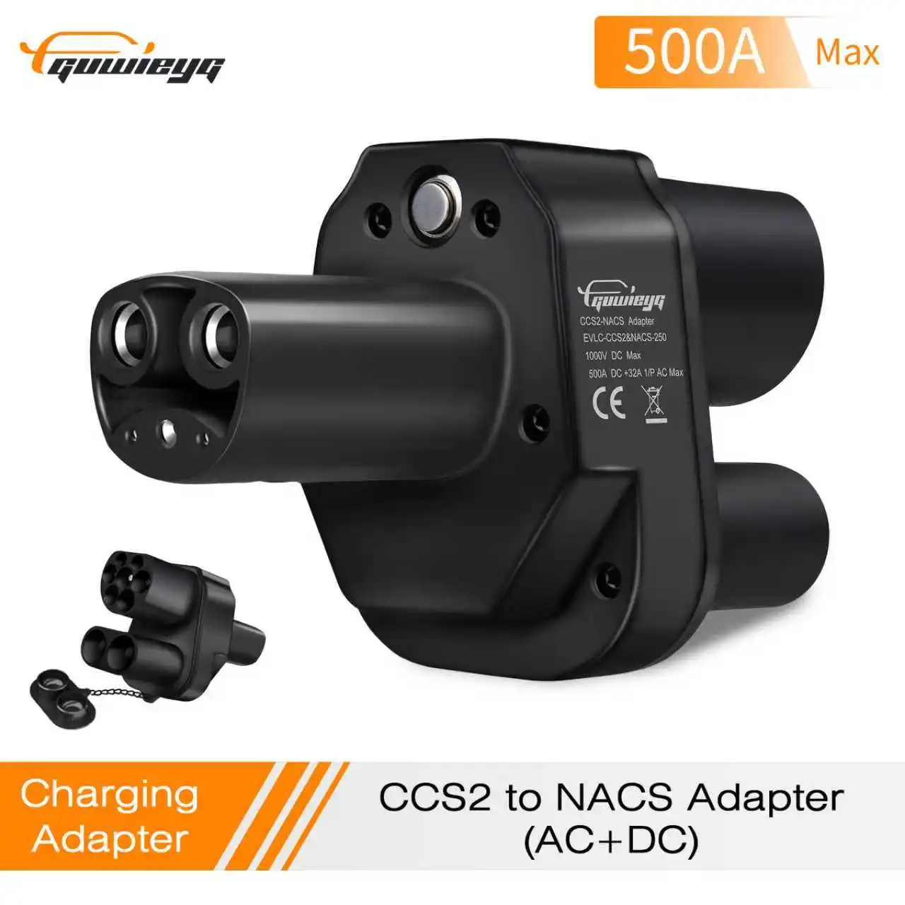 GUWIEYGCCS2toTeslaACDCAdapter500AFitforTeslaModel3XYSupportCCS2andType2ChargerMadeinUSACCS2ComboAdapter-AliExpress34