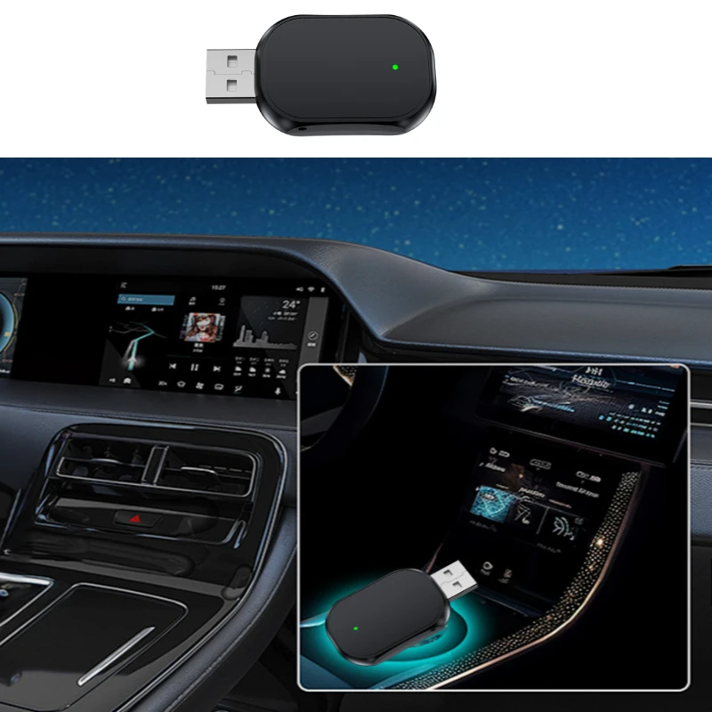 

For Car And Auto Carplay Wired Wireless Converter Android Auto Smart Connectivity Navigation Adapter Box Car Upgrade Accessories