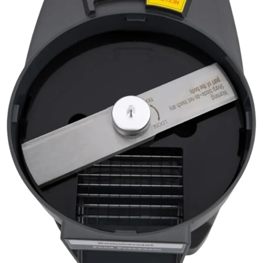 مفرمة خضروات كهربائية 3 في 1 للمطابخ التجارية: ماكينة تقطيع وتقطيع متعددة الوظائف مع مروحة تبريد لـ #6