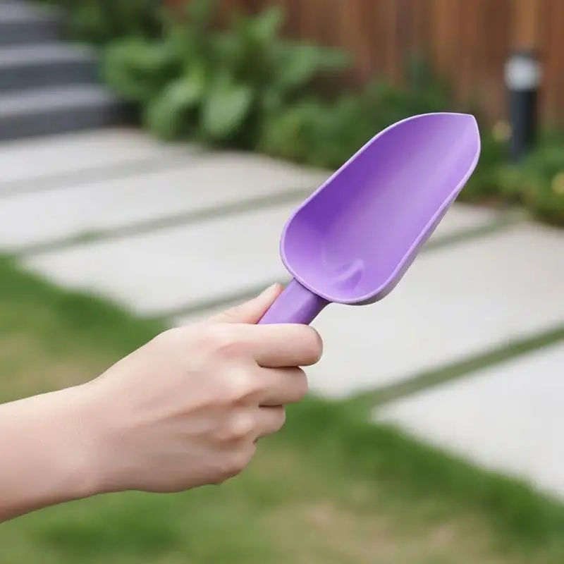 Multifunctional PP Plastic Garden Scoop Portable Gardening Tool For Home Flower Planting Digging Repotting And Compost