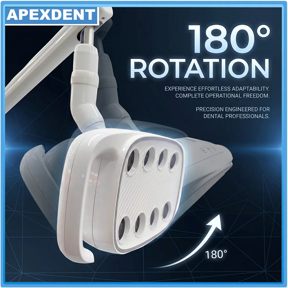 Стоматологическая лампа APEXDENT с 8/10 светодиодами, хирургический операционный светильник с инфракрасным датчиком для стоматологического кресла, оборудование для стоматологии