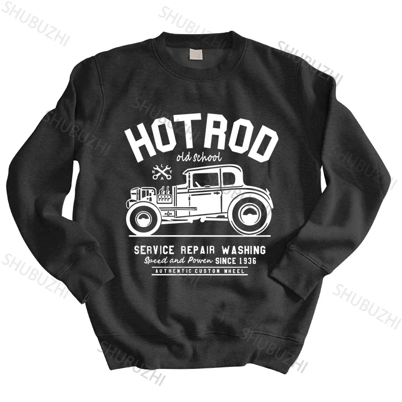 cotton sweatshirt male hoody HOTROD hoodies OLS SCHOOL SERVICE REPAIRS WASHING VINTAGE mens shubuzhi hoodies