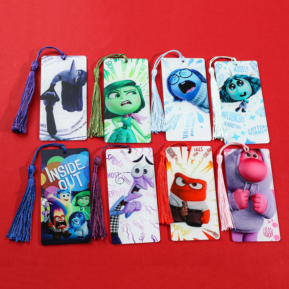 

Anime Inside Out Book Mark Popular Acrylic Bookmarks Cartoon Fans Collection Kids School Supplies Girls Gifts Stationery