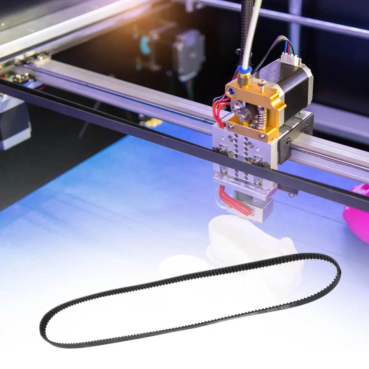 

6Pcs Gt2 6Mm Timing Belt Closed Loop Rubber Synchronous Belt for 3D Printer Parts Linear Movement Accurate Ratio Stable Quiet