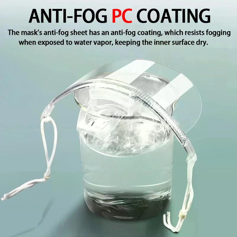 Cooking-Specific Catering Mask Kitchen Transparent Protective Face Shield 10-pack