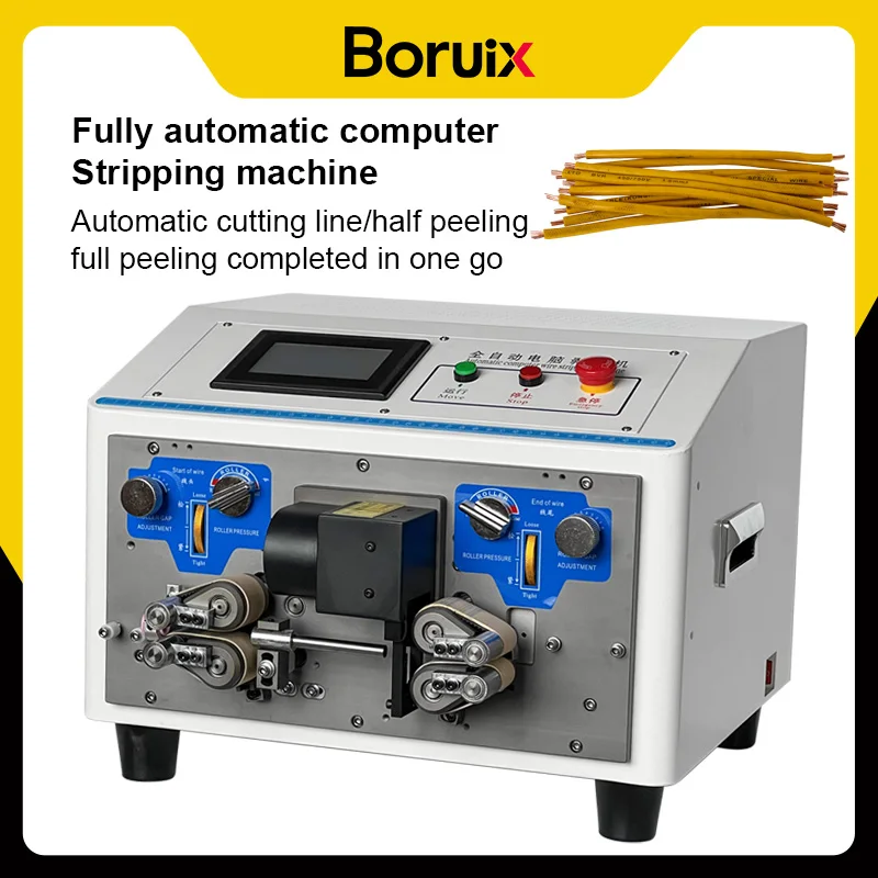 

High precision pulley Fully-Automatic Computerized wire Stripping Machine