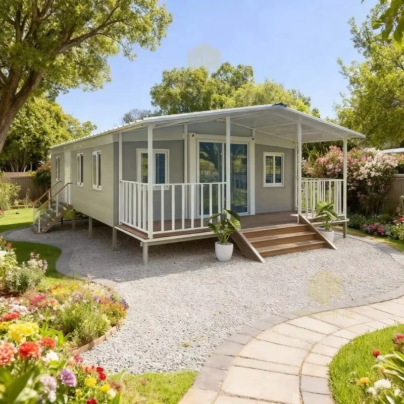 Modern Foldable Modular House Luxury Prefab Villa 20ft 40ft Expandable Container Home Full Decoration For High Living Resort