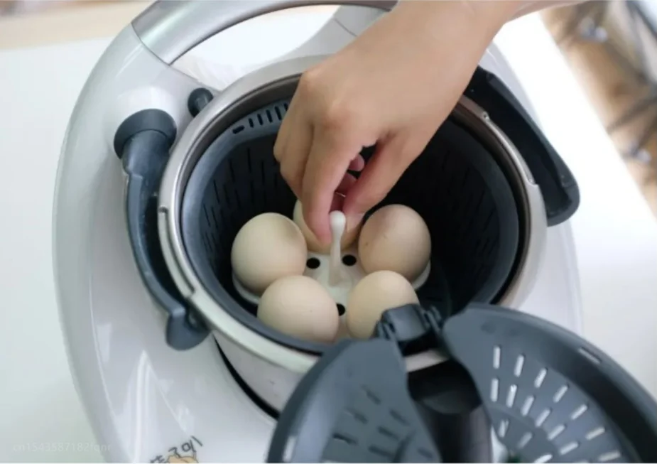 Steam Egg Rack wielofunkcyjny garnek parowiec taca jajka kลusownicy stojak akcesoria do gotowania dla Thermomix TM6 TM5 TM31