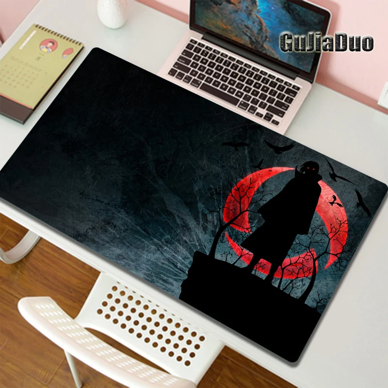 

Uchiha Itachi 80x40 Аниме Коврик для мыши XXL Компьютерный стол Настольный коврик Аксессуары для игрового Hoom Mange Коврик для мыши Геймерский шкаф Подушка для ПК