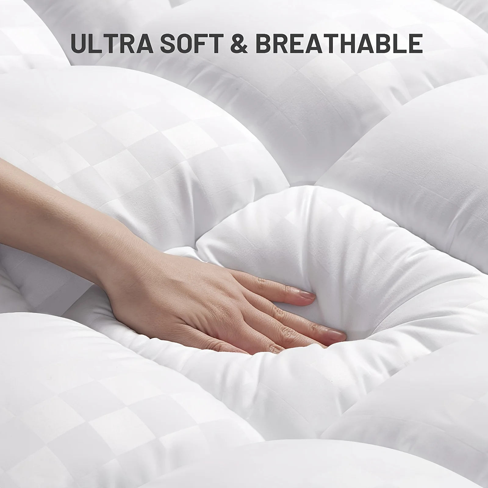 

Cool Mattress Covers, Super Thick Mattresses, Pillow Top Mattress Covers, Quilted Mattress Protection Covers, The Top Can Be Str