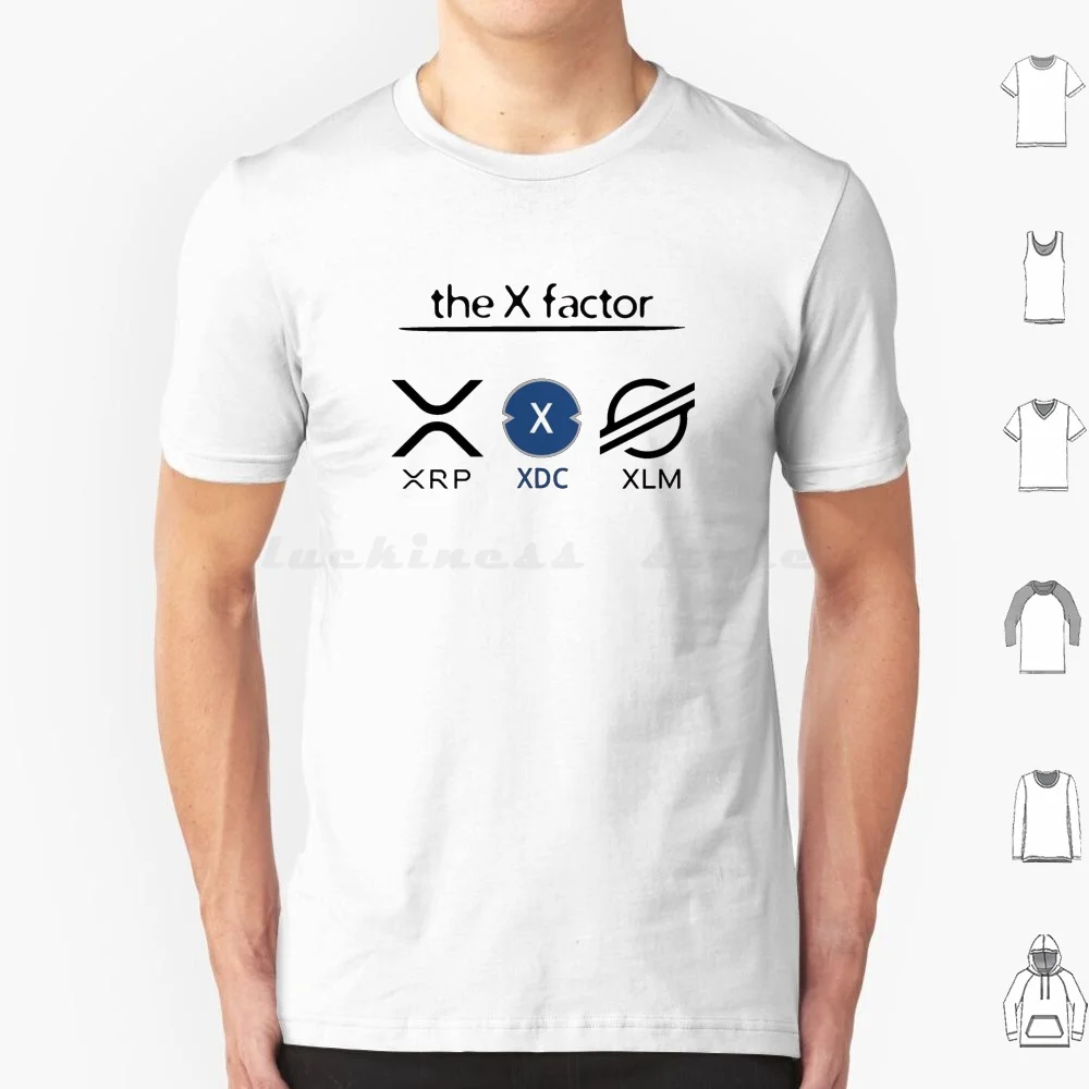 T-shirt Xlm Xrp Xdc pour hommes, femmes et enfants, 6XL – Le X Factor Xlm Xrp Xdc Ripple Stellar Xinfin Alts Altcoins Finance
