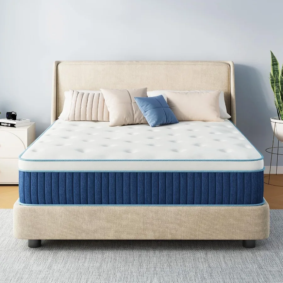 Memory Foam Mattress In A Box Queen - 12-Zoll-Hybrid-Matratze in einer Box für den
