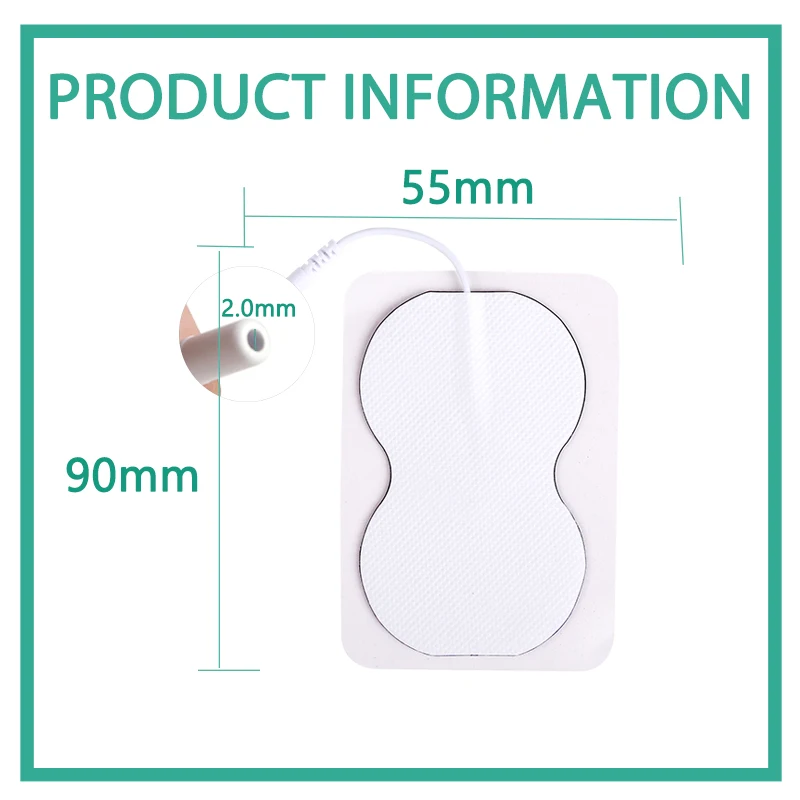 10pcs Silicone Gel EMS Electrode PadsTens Electrodes Digital Acupuncture Nerve Muscle Stimulator Physiotherapy TENS Pads