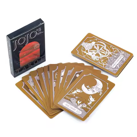 22 Major Arcana JoJo Tarot Cards - Stardust Crusaders Anime Collectible Tarot Deck 9*6cm