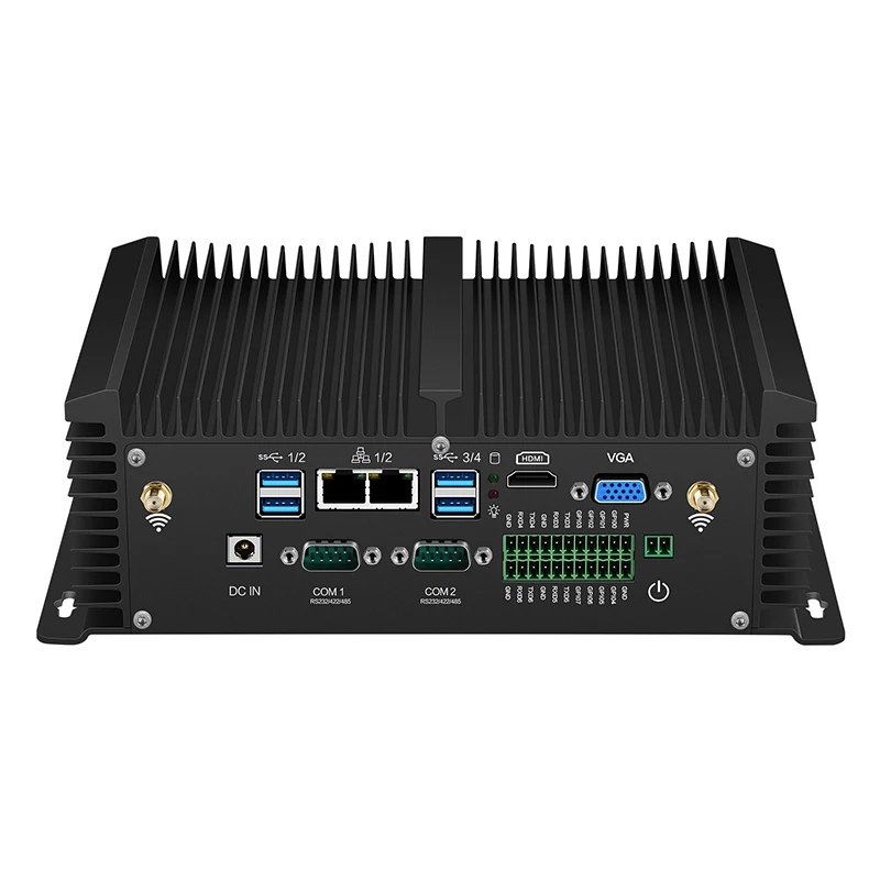 Helor Industrial Mini PC mit Intel i5-8350U i7-8550U, unterstützt 3G/4G LTE WIFI Linux GPIO Computer mit 4xUSB3.0 4xUSB2.0 1xHDMI