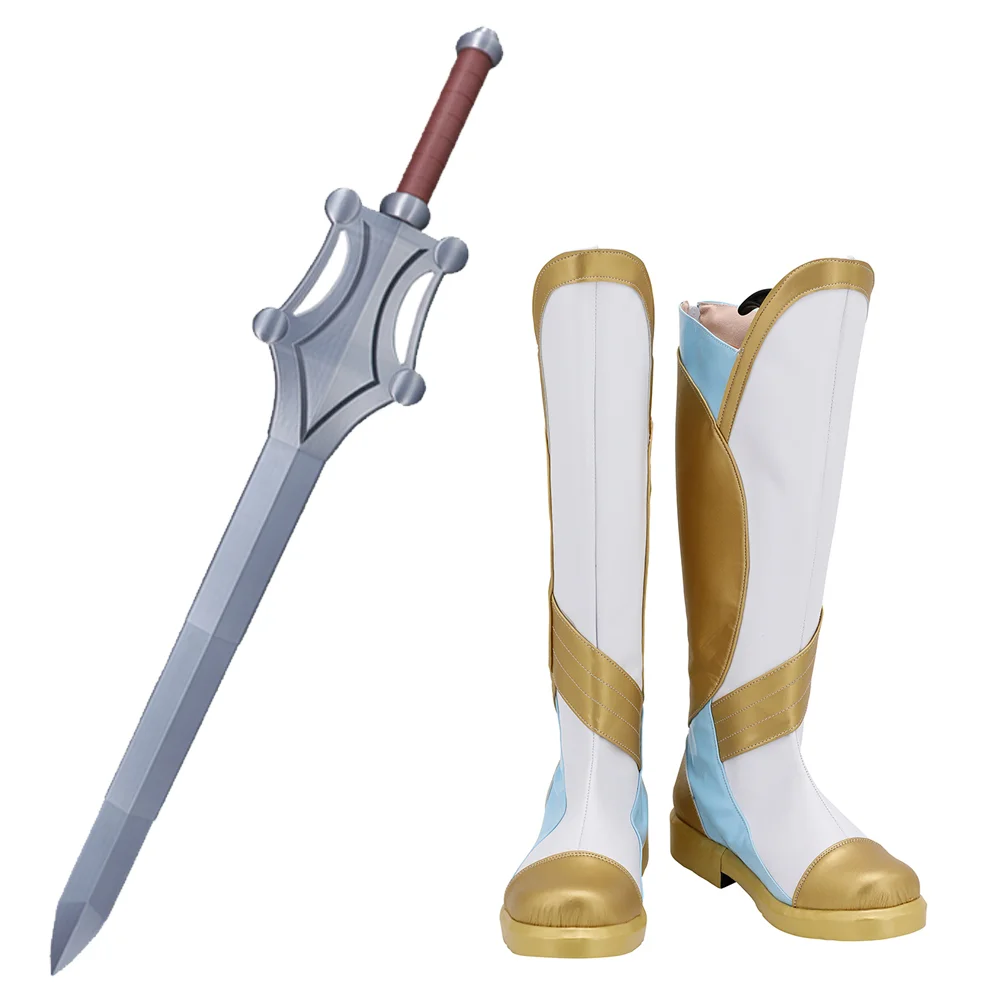 Disfraz de Universe Masters, disfraz de He Man She Ra, zapatos, botas, espada, armas, accesorios para Halloween, carnaval, accesorios de disfraz elegantes