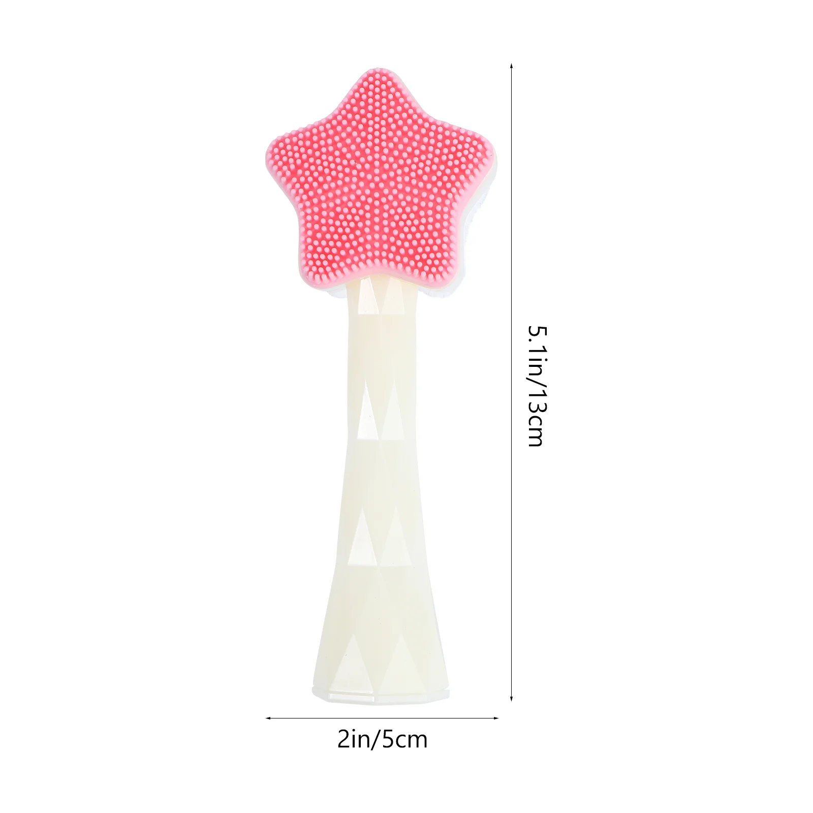 Face Wash Siliconenborstel Gezichtsreiniging Massage Handmatige scrubber Huidverzorgingshulpmiddel Roze Reizen