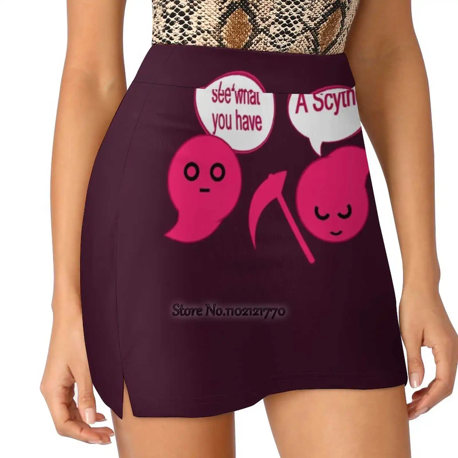 Just Shapes And : La Danse Macabre Women'S Summer Fake Two Piece Skirts Casual Sports Beach Skirt Girl Skorts Just Shapes And