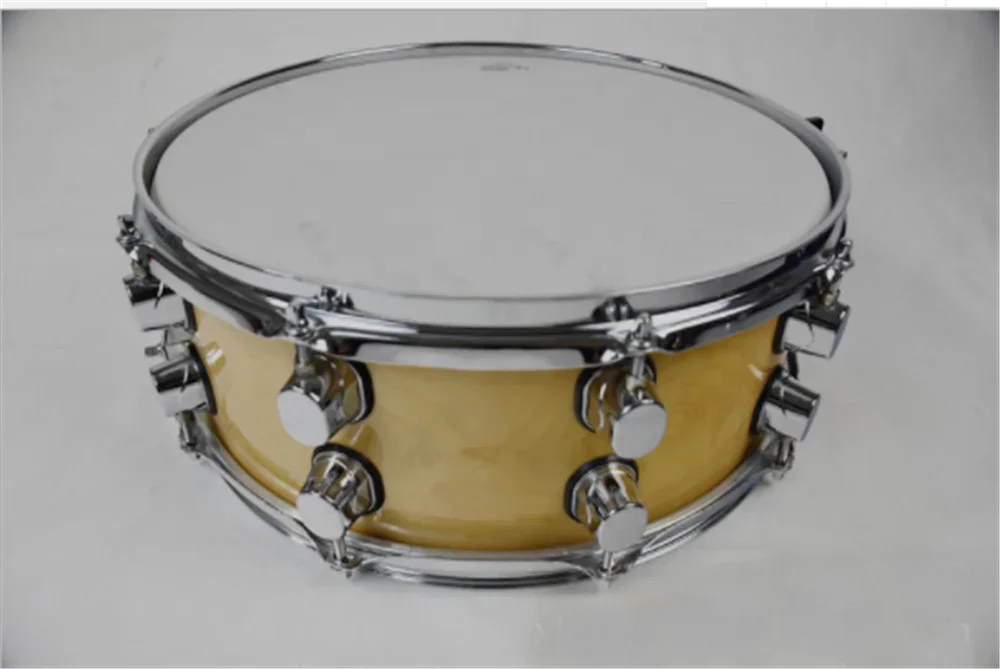 14-inch high-grade 9-layer birch baking paint snare drum sandblasting drum skin marching drum