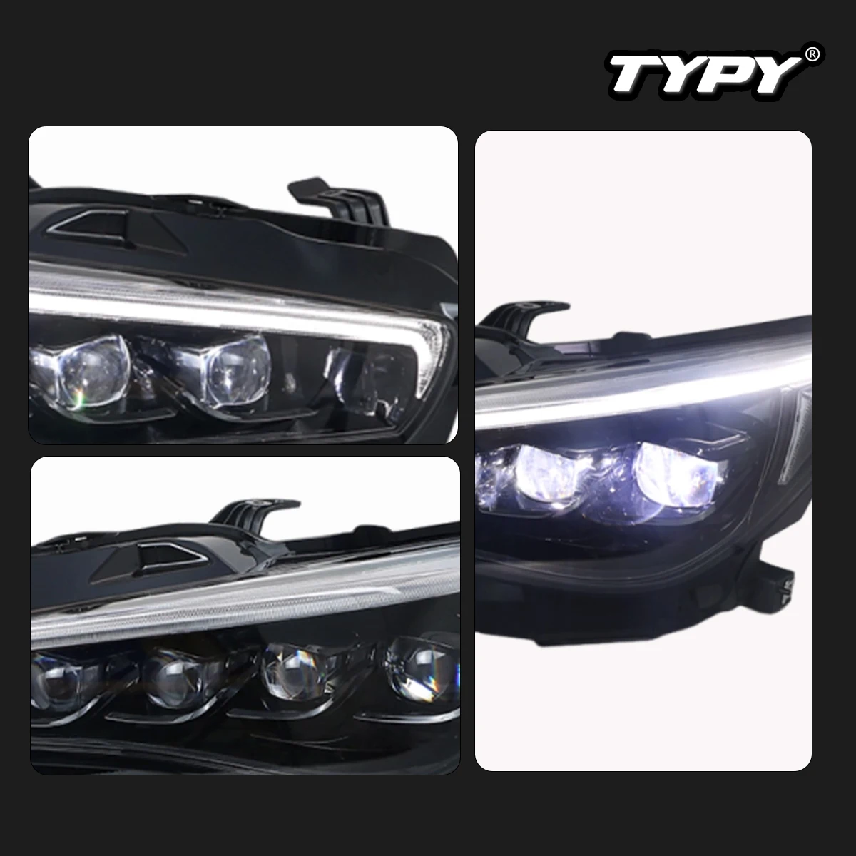 

TYPY New LED Head Lamp Upgrade Modified For Lnfiniti Q50L Headlight 2015-2024 Dynamic Signal Head Lamp Auto Accessories