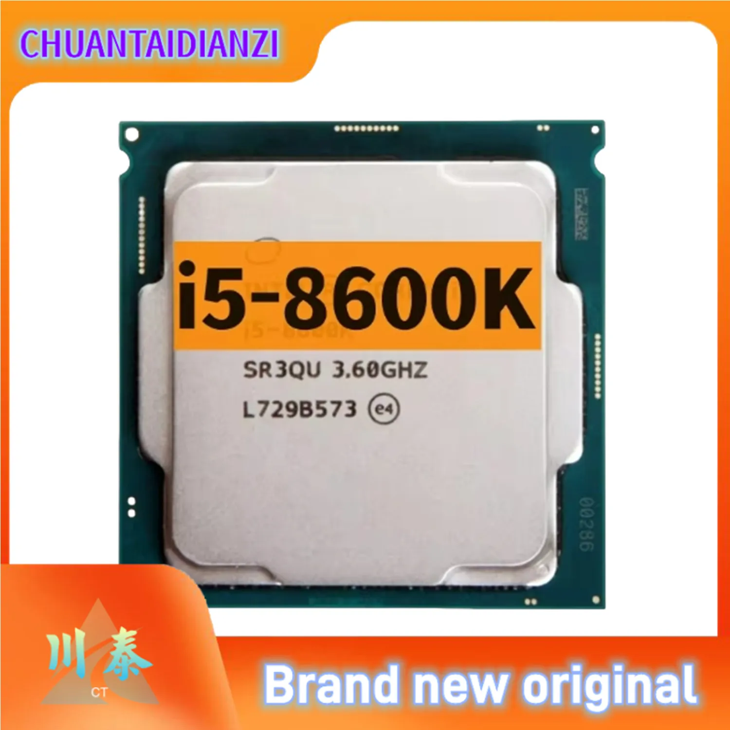 i5 8600K 3.6 GHz Six-Core Six-Thread CPU Processor 9M 91W LGA 1151