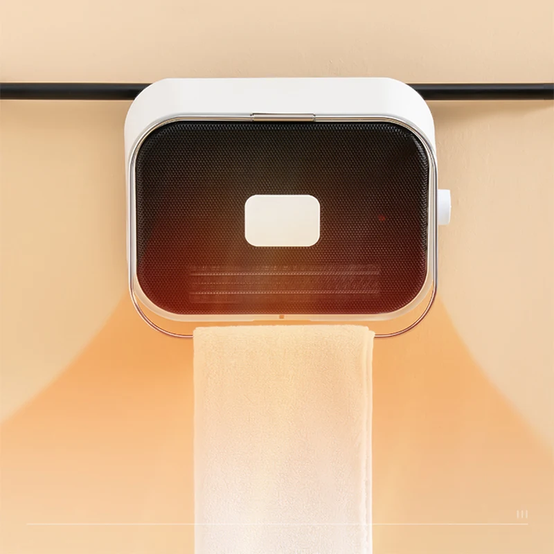 سخان الحمام المنزل مقاوم للماء الموفرة للطاقة الحرارة السريعة الحائط الحمام سخان كهربائي صغير سخان صغير